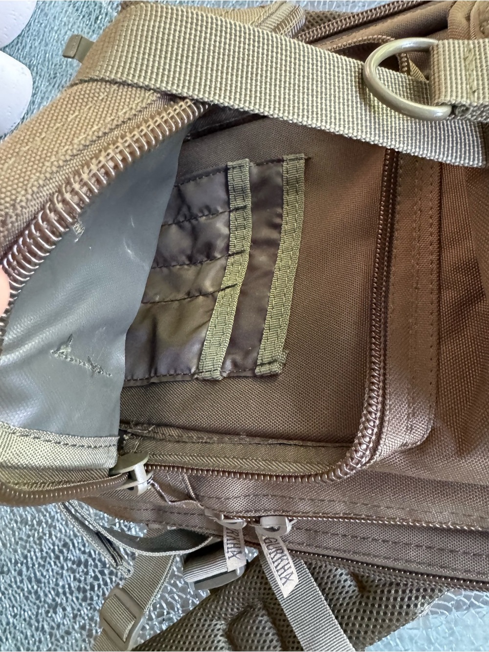 Gurkha Cigars Tactical Men's Backpack in Olive Green - Picture 9 of 9